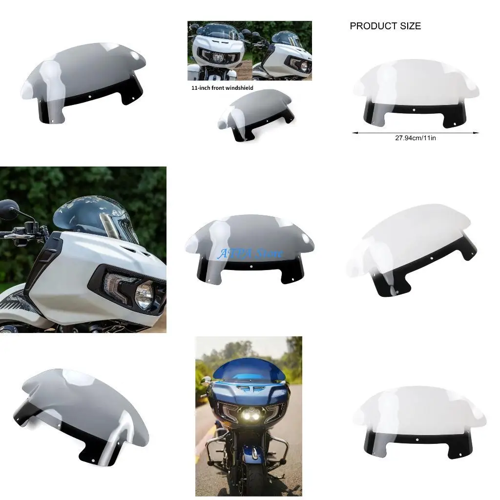 

U13C Reinforced Polycarbonate Cycle Windshield Smooth Enhancement Bicolor Tailoring Preferences