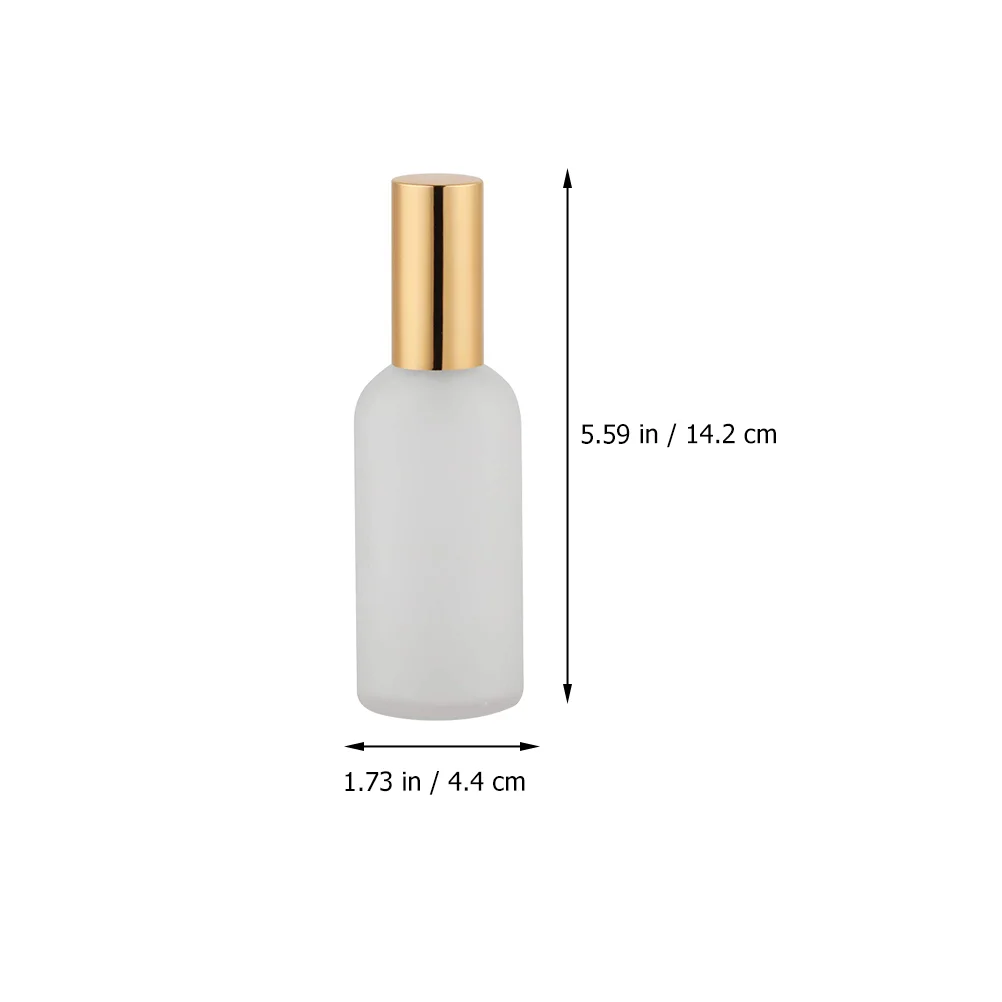 Spray Perfume Bottle, Pulverizador De Vidro, Garrafas De Armazenamento Recarregáveis, Vazio, Portátil para Perfume De Cabelo, 100ml, 4 Pcs