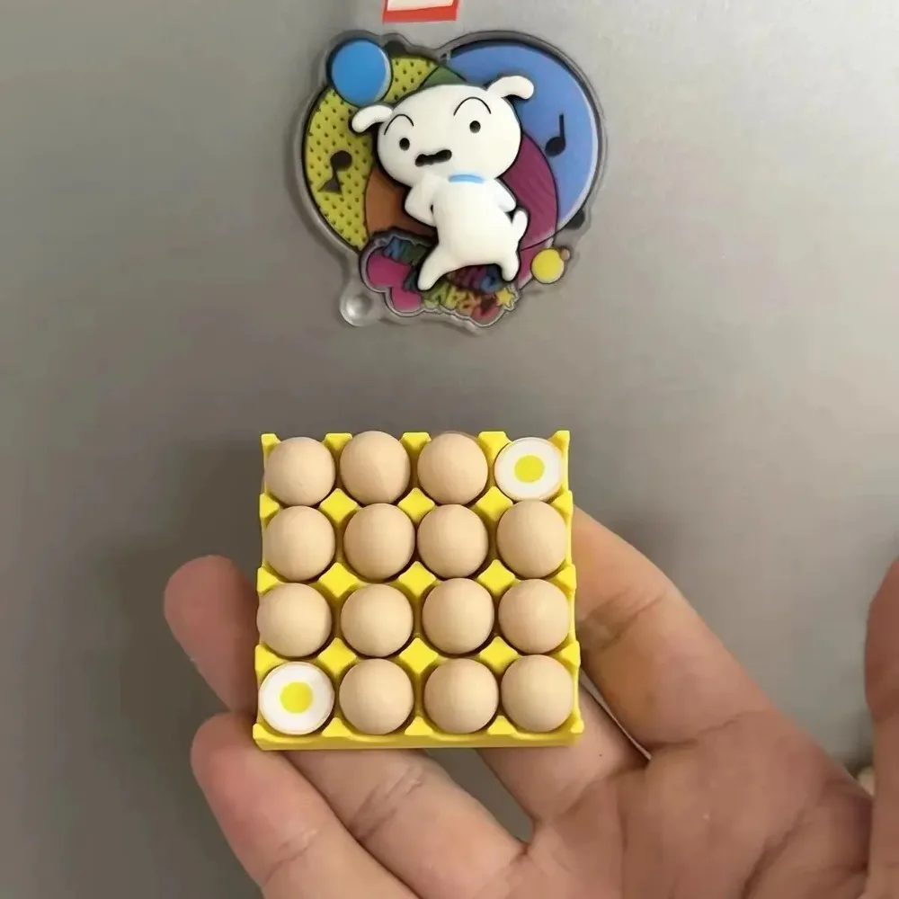 Egg Crate Fridge Magnet Detachable Mini Egg Tray Fridge Magnets Photo Pin Cute Aesthetic Dorm Desk Home Decor Small Gift