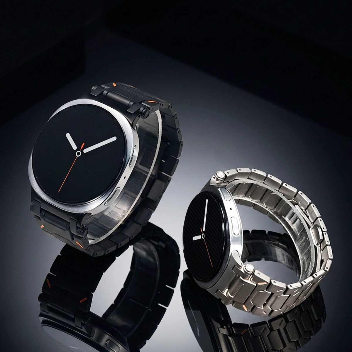 Titanium Band For Samsung Galaxy Watch Ultra 9 8 Classic 7 Metal Business Bracelet Strap For Galaxy Watch 47mm 46mm 44mm 40mm