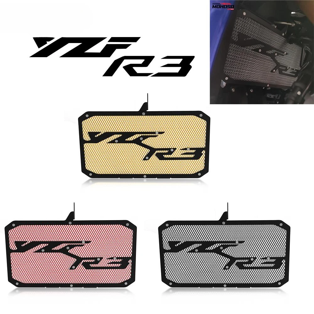 

Motorcycle Accessories Radiator Guard Water Tank Protection Grille For Yamaha YZF-R25 YZF-R3 MT03 MT25 2015 2016-2023 motobike