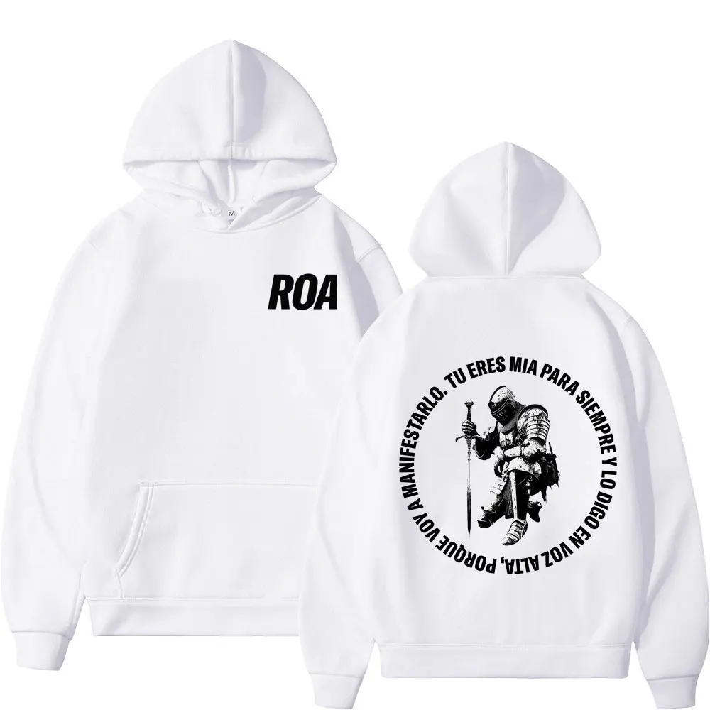 Rapper Roa Tour 2026 Print Hoodie Men Women Oversized Fleece Sweatshirt