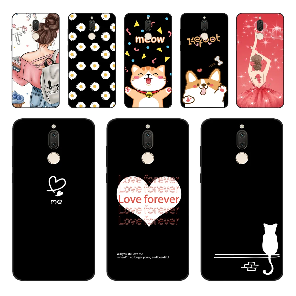 For Huawei Mate 10 Lite Case Mate 10Lite Mate 10 Pro Cute Tpu Silicone Case For Huawei Mate 10 Lite Soft TPU Coque Cover