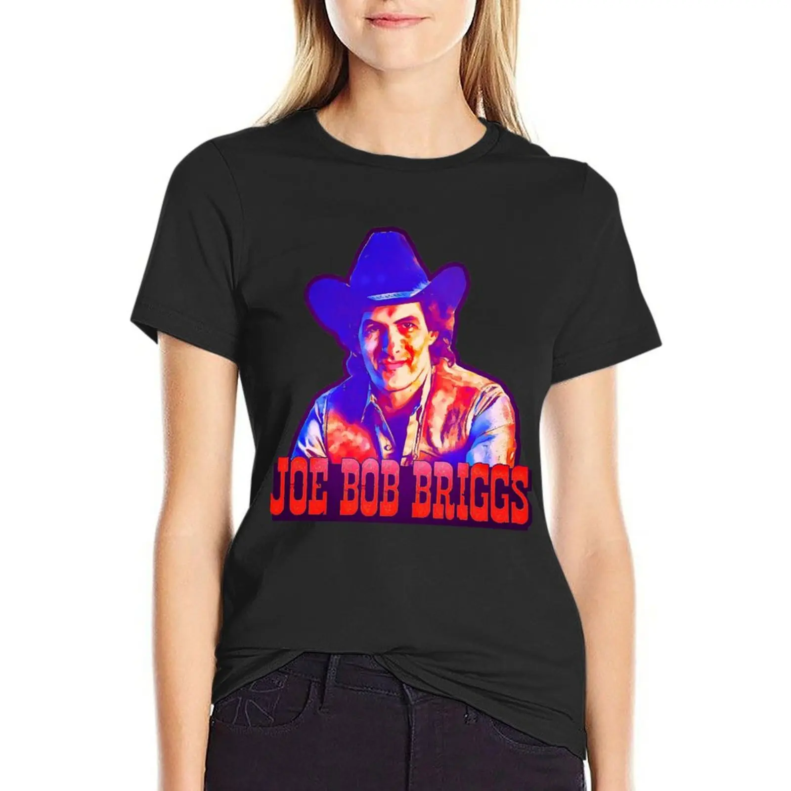 

Icne horreur de Joe Bob Briggs T-Shirt Blouse hippie clothes luxury designer clothing Women