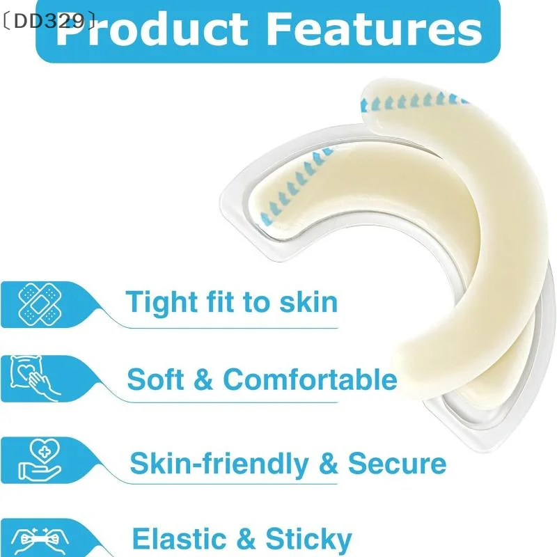 [-DD329] 1/4 قطعة شرائط حاجز الفغرة المرنة الغروانية المائية مقاوم للماء تسرب الجلد لاصق شريط حاجز الفغرة لحقيبة فغر القولون