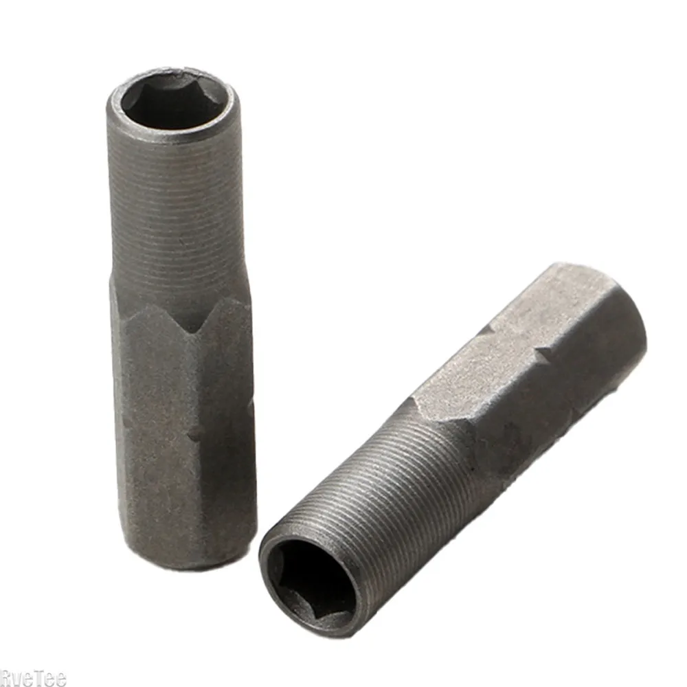 قسط 2 قطعة 1/4 "6.35 مللي متر عرافة عرقوب إلى 4 مللي متر عرافة بت محول-محول عالية الدقة لمسامير المقبس عرافة الدقة #1