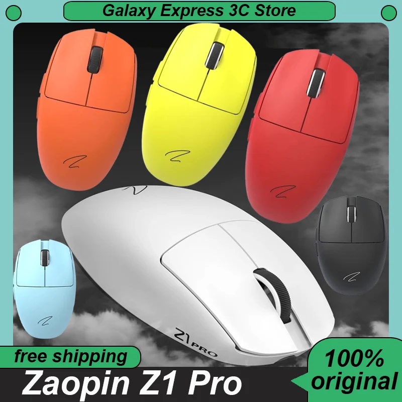 Zaopin Z1 Pro Kablosuz Fare Çift Modlu Ergonomi Hafif Paw3395 E-Spor Fare Özel Oyuncu Oyun Fareleri Pc Aksesuarları