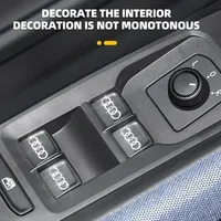 B4 Car New Hot 2025 For Audi 3D Metal Car Interior Dekoration Stickers Badges Auto Styling For Audi Sline TT RS6 C6 S3 S4 S5 S6