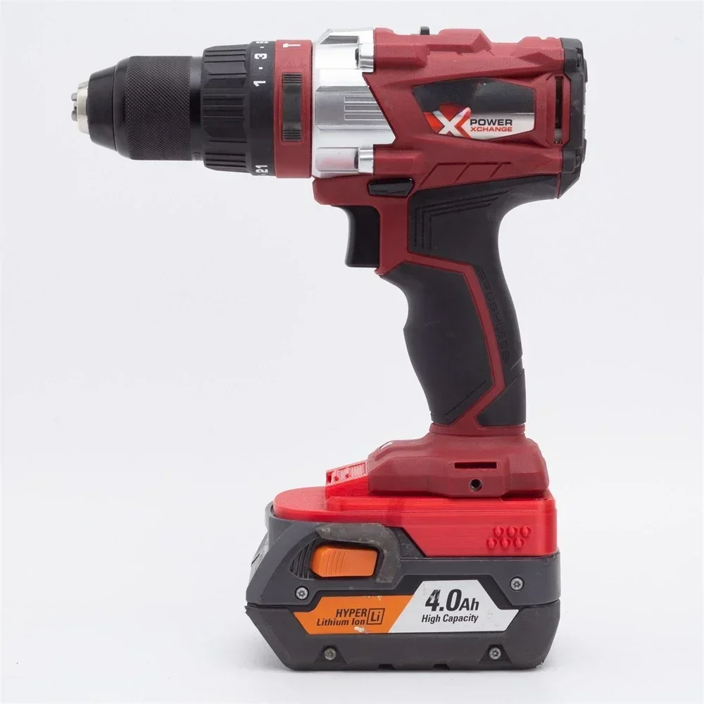 Adaptador de batería para convertidor de batería de litio Ridgid AEG de 18V a herramientas inalámbricas Ozito PXC de 18V (sin baterías)