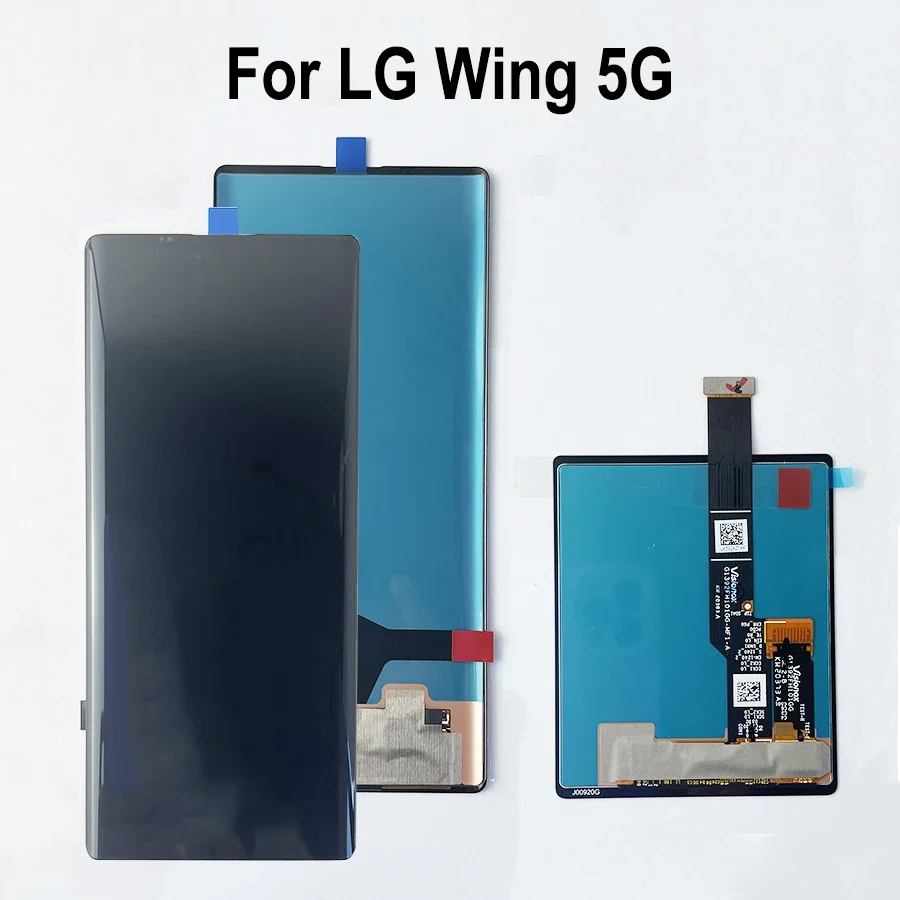 Gefensi LCD para LG Wing 5G pantalla LMF100N LM-F100N F100 pantalla táctil LCD para LG Wing piezas de repuesto de pantalla