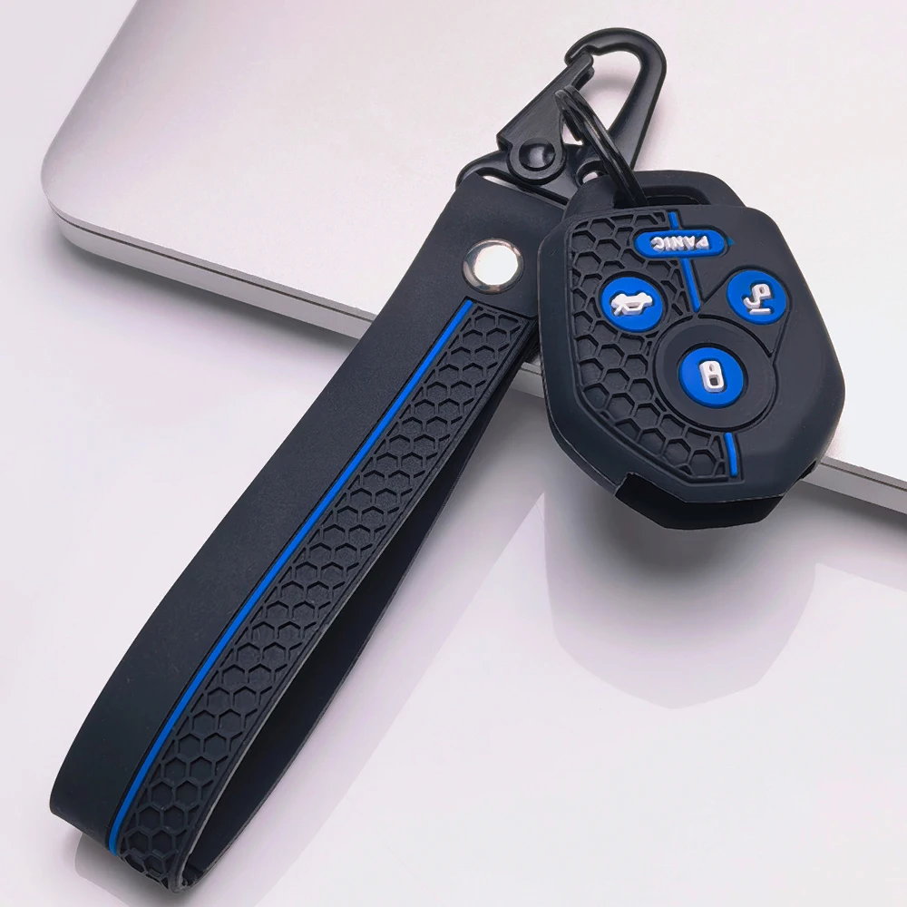 Key Shell Cover for Subaru Forester Impreza WRX STI Legacy Outback BRZ XV Head Anti-Scratch Shockproof Soft Grip Button Friendly