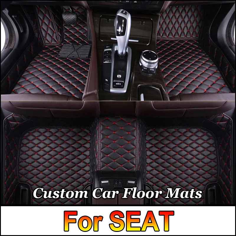 Car Floor Mats For SEAT Ateca Arona ibiza Leon Toledo Leon ST CUPRA Alhambra Exeo Car Accessories