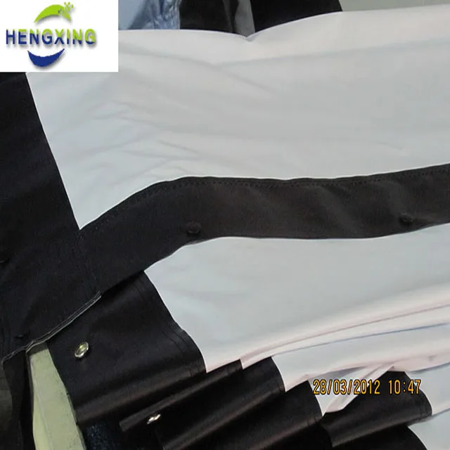 Outdoor Projection Screen With Rear And Front Projection Fabric