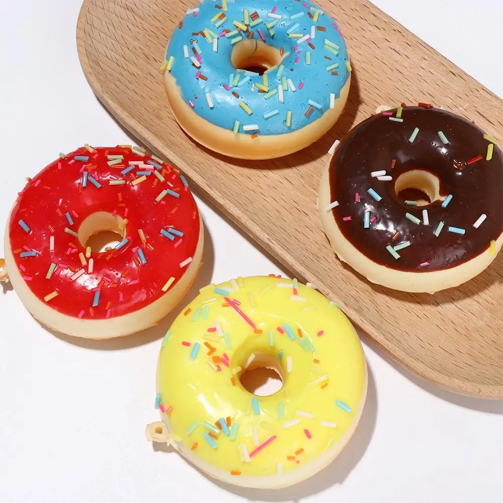 Photography Decoration Novelty  Model Food Artificial Donut Simulation Cake Simulation Donuts Squeeze  Donut Cone