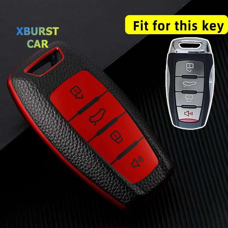 4 Buttons Shell Fob For Great Wall Haval Jolion 2022 H6 H7 H4 H9 F5 F7 F7X F7H H2S GMW Dargo TPU Car Key Case Cover Accessories