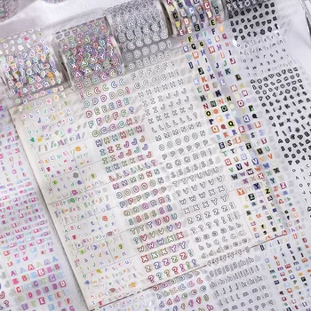 Mr. Paper, Text Elements Student Handmade DIY Decoration Collage Scrapbook Diary Notebook Phone Case Stickers