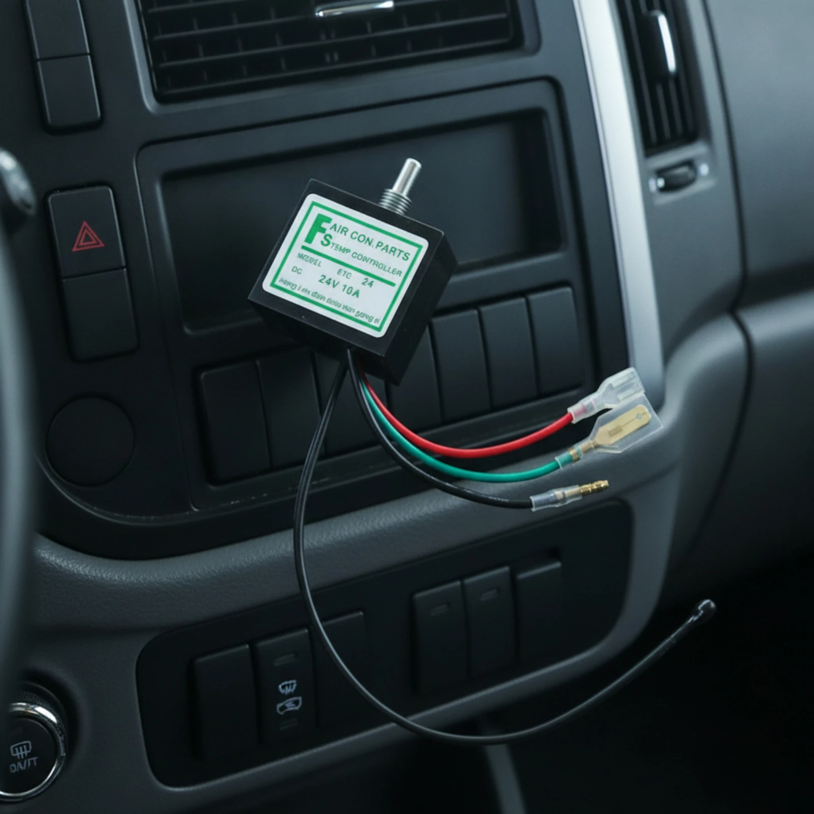 A/C Temperature Controller Dial A/C Switch with Rotary Knob Thermostat Compact for Mechanics, Car Climate Control