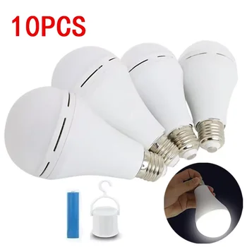 7/9/12/15W LED Soğuk Beyaz Acil Ampul E27 AC 110-220V şarj edilebilir pil Işık Lambası Lamparas Ev Merdiven Yolu Parçaları