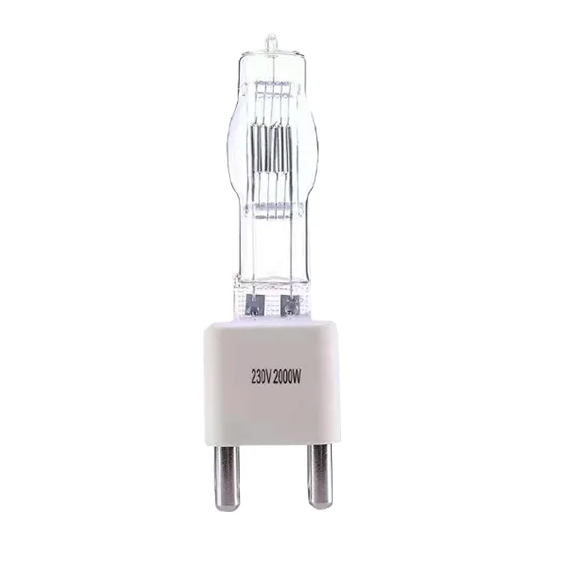 Light Bulb Ftl 230V 2000W Se Halogen Studio Lamp 2000 Watt G15 G22 For Film Sudio Theater Light Fixtures Lamp Replace