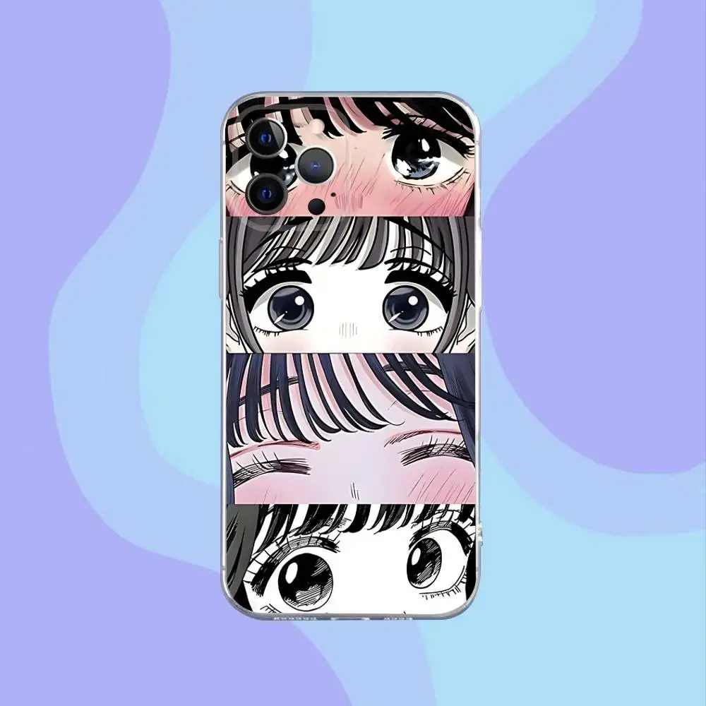حافظة هاتف Kaoruko Anime Waguri لهاتف iPhone 17,16,15,14,13,12,11 Pro,Max,Plus,X,XS,XR,SE4,E غطاء ناعم شفاف صغير