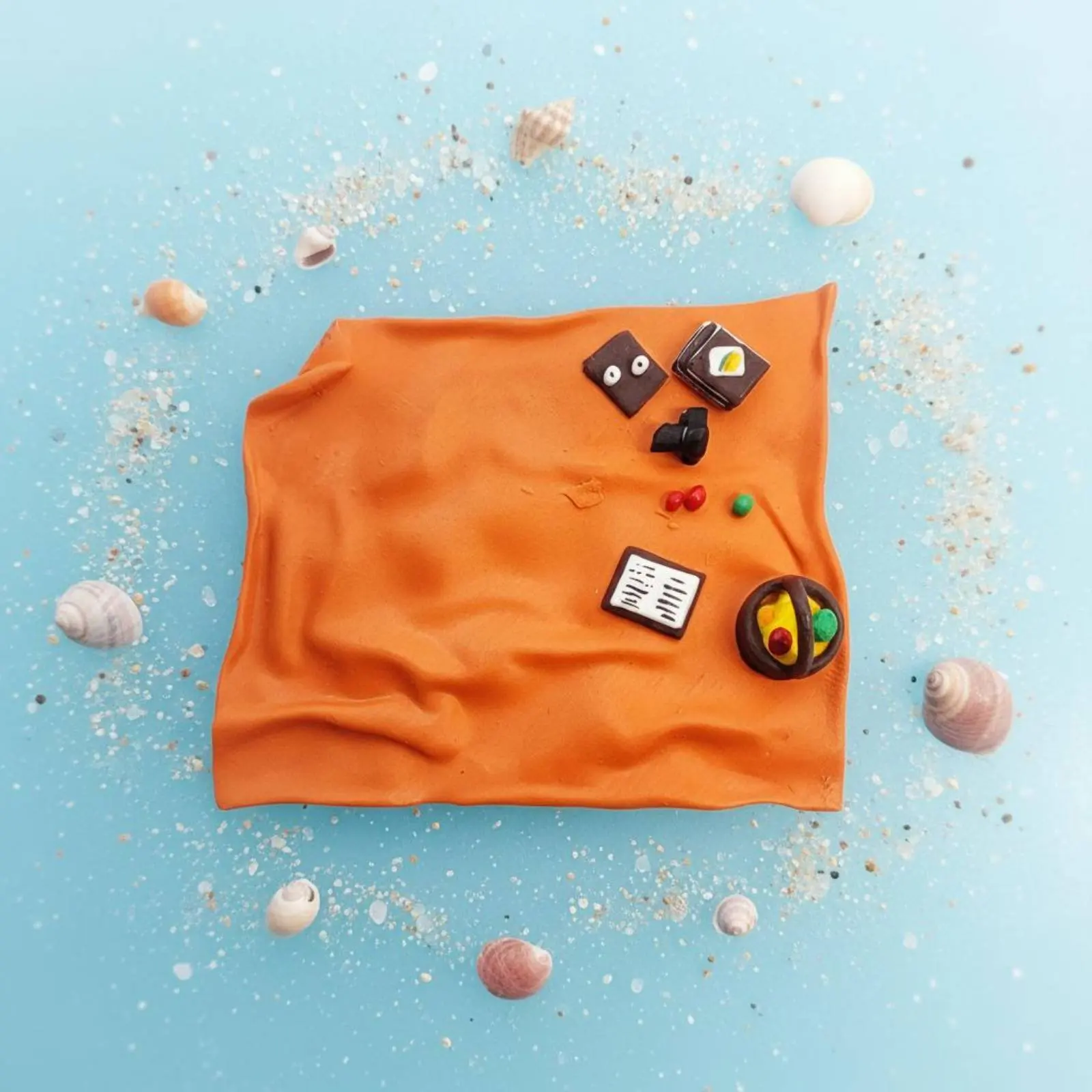 Miniature Camping Set Detailed Camping Miniature Scene Set Miniature Beach Mat Realistic Dollhouse Accessory Desktop Display - view 2