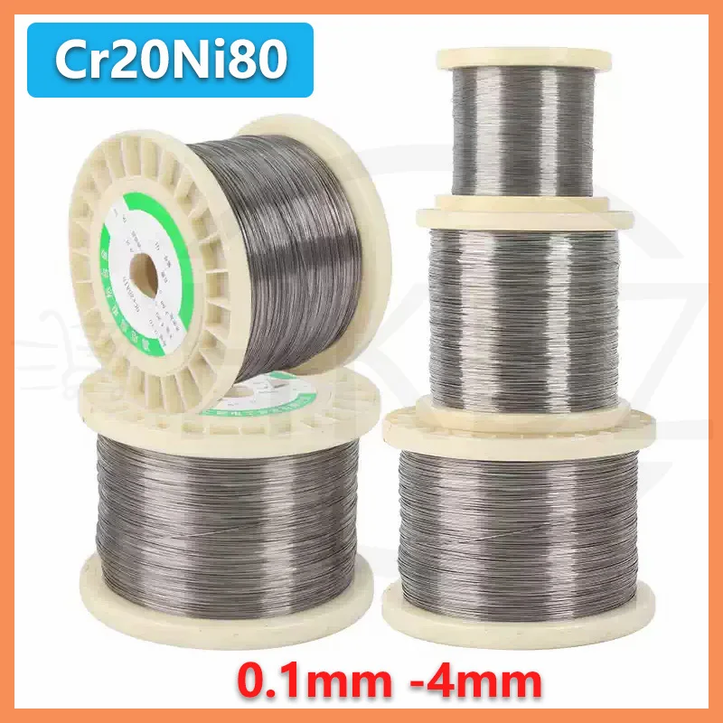 1m 10m 50m Nichrome Wire Diameter 0.1mm -4.0mm Cutting Foam Resistance Wires Alloy Heating Yarn Nichrome Electric Heating Coils