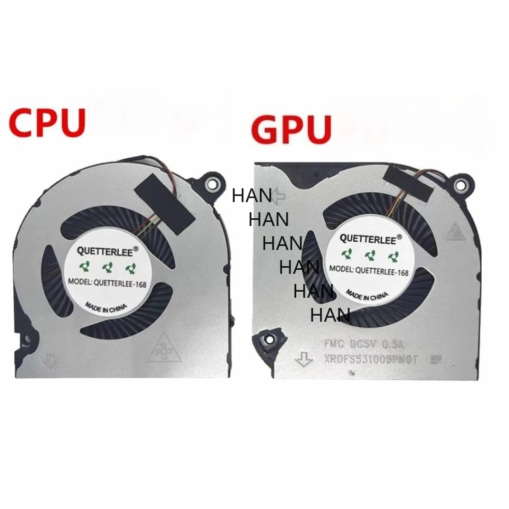 

Laptop CPU GPU Cooling Fan for Acer Nitro 5 AN515-54 AN515-54-51M5 AN515-54-599H AN515-54-5695 AN517-51 AN517-52 Nitro 7 Series