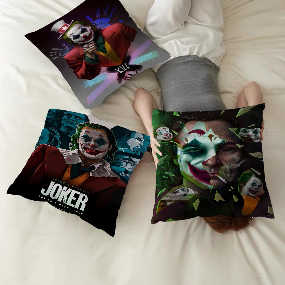 

Movie J-Jo-joker Maple Design Cushion Cover Happy Autumn Harvest Decor Holiday Decorati Pillow Cover