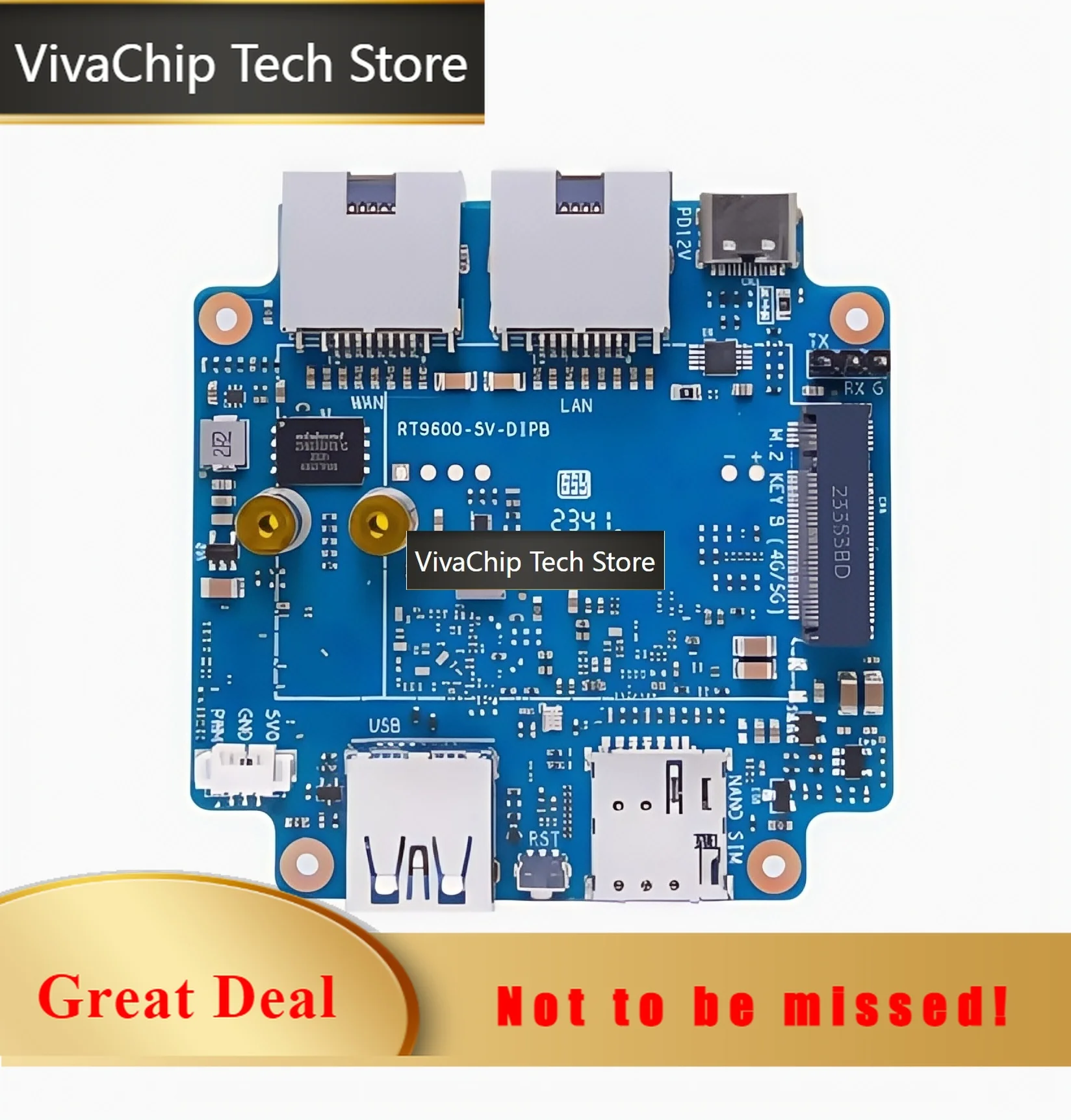 VivaChip TechBanana Pi [BPI-WiFi6 Mini] Router Development Board Wireless Chip
