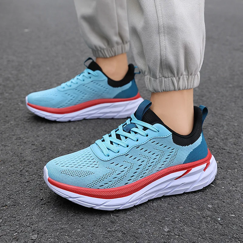 Running Shoes Men Mesh Comfortable Breathable Flat Casual Jogging Shoes Fashion Luxury Designer Tennis Shoes Male Sneakers