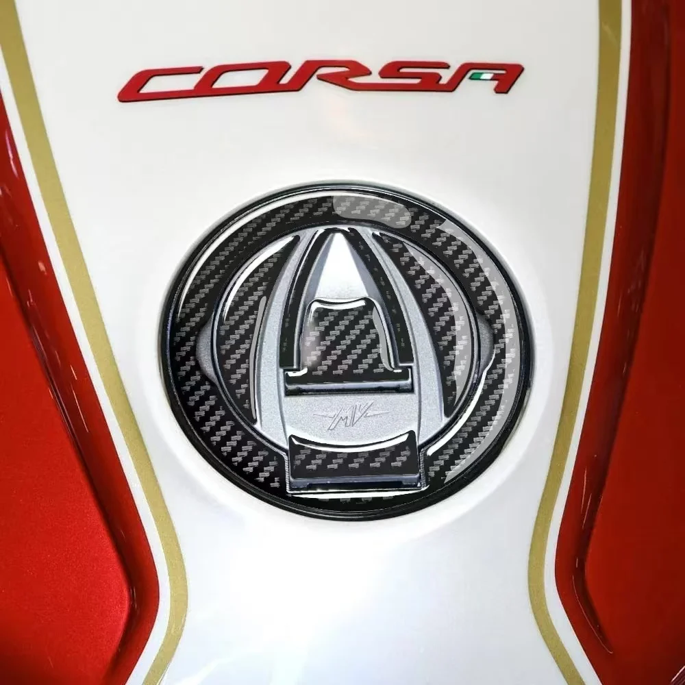 For MV Agusta Models From 2010 Motorcycle Gas Fuel Cap Cover Decal Protection Stickers