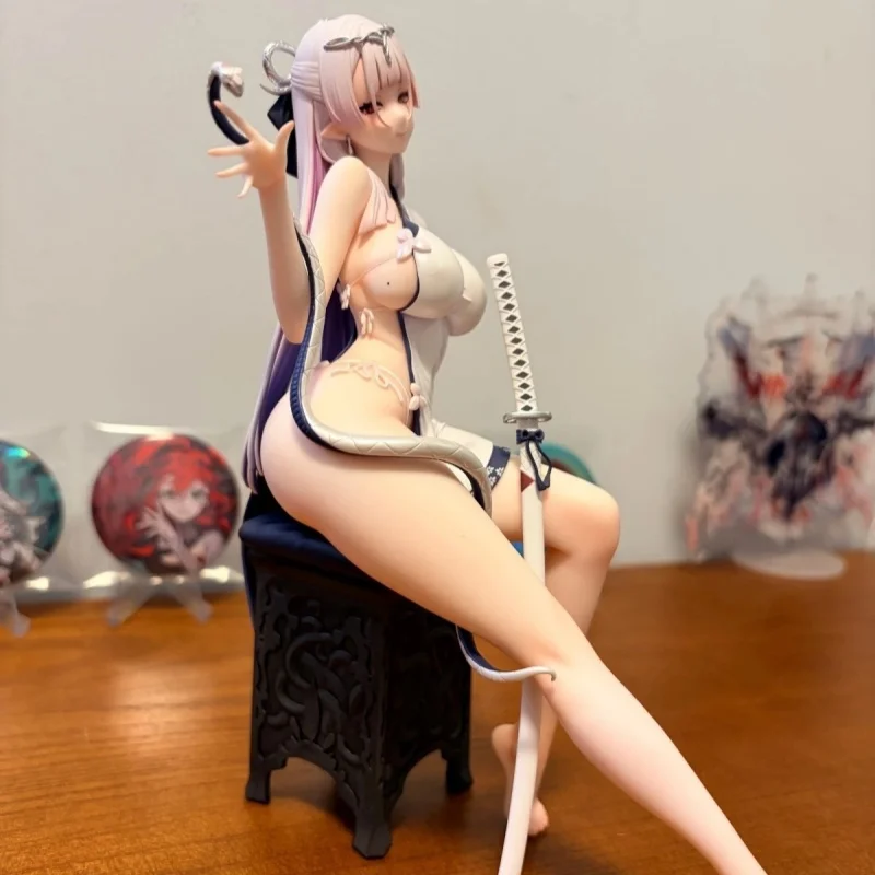 

SIKI ANIM Green And White Snake Style PVC Statue Anime Action Figurine Collectible Model Toy Doll Gift For Anime Lovers In Stock