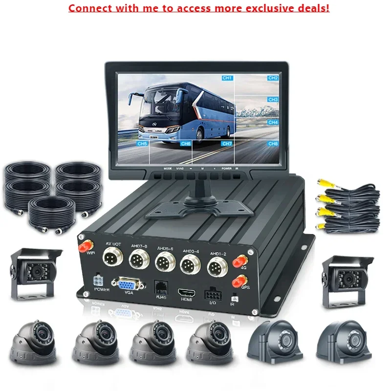 

Security Tuck Dvr Trailer Bus Camera System 4ch 8ch Mdvr Audio Record Video Surveillance Truck Car 4g Gps Ai Cctv Mobile Mdvr