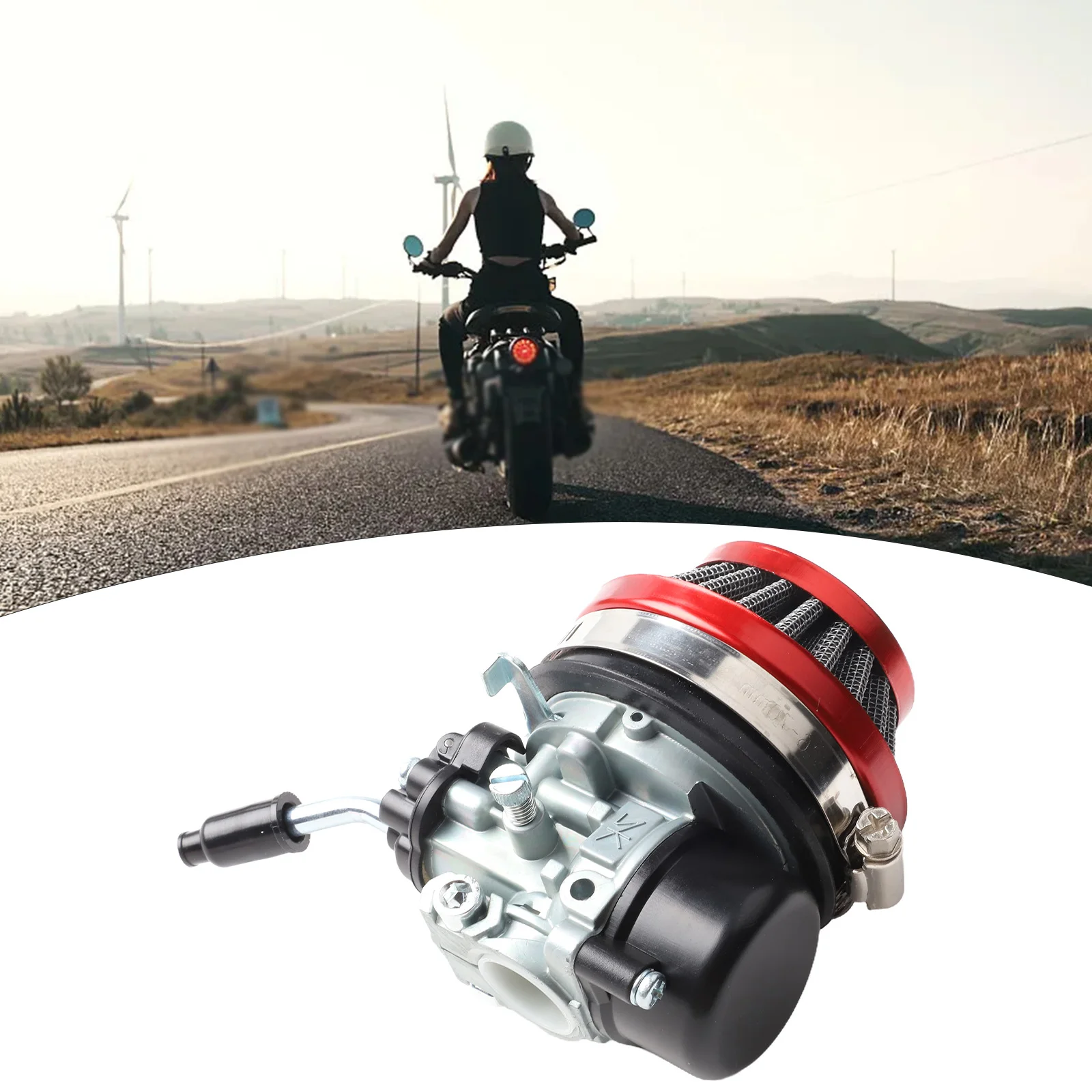 Easy Installation Carburetor 66cc Carburetor 49cc 66cc 70cc 80cc With Air Filter Carburetor 2-Stroke Go Kart Scooter