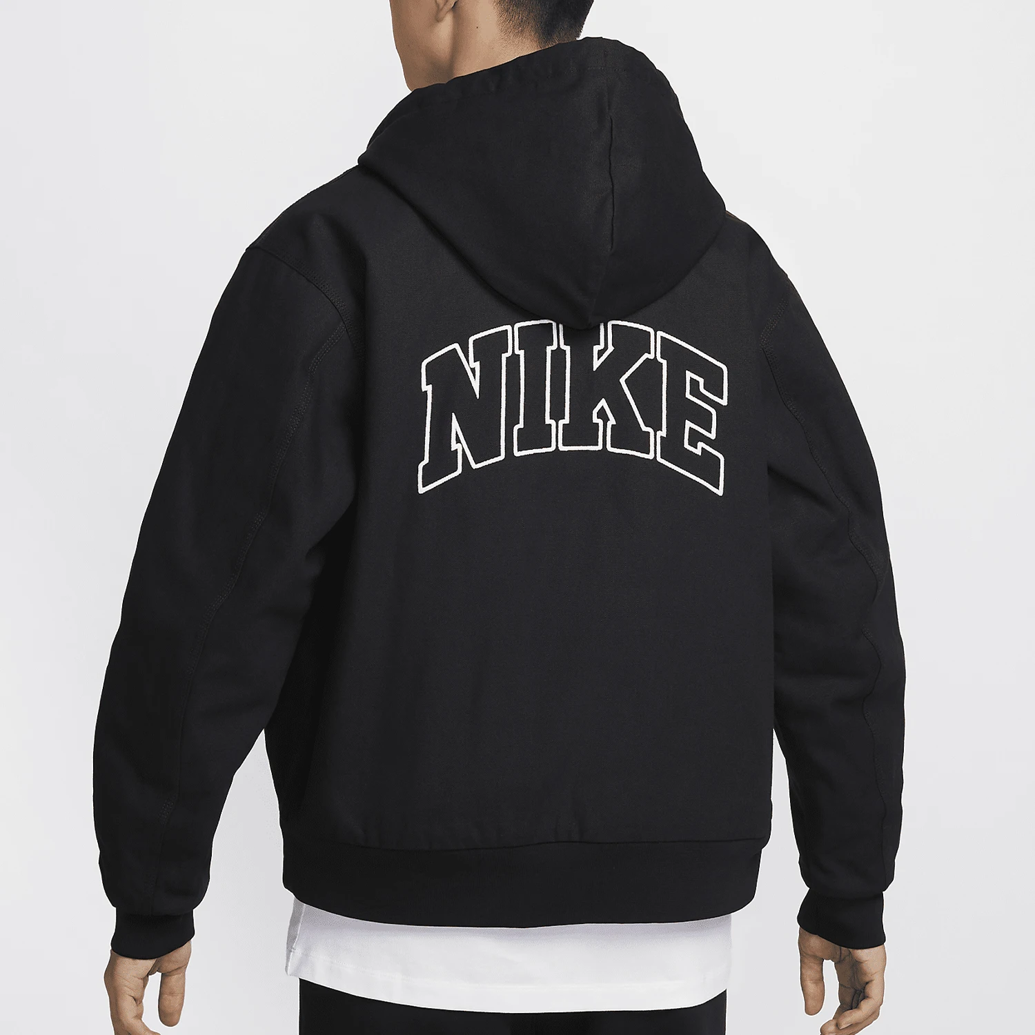 Nike genuine 2024 New Men's Sport Casual Warm Hooded Jacket HV1738-010
