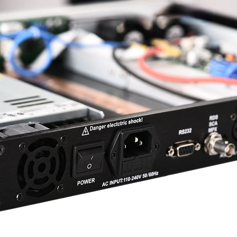 200 Watts 200W Stereo Professional Wireless Radio Station FM Transmitter Broadcast USB Audio Output