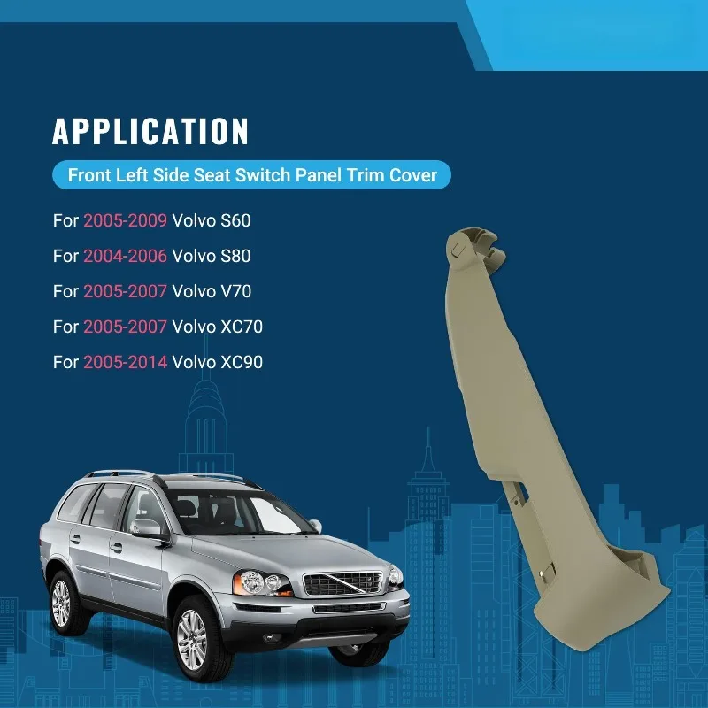 

For Volvo XC90 2015-2021 Seat Back Cover Protective Panel PP Plastic Scuff Guard Kick Pad Interior 39802011 39802012 39802015