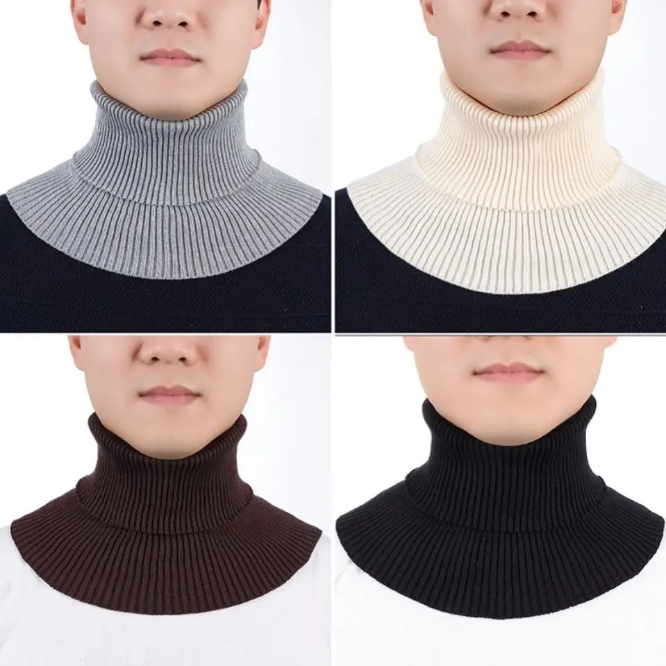 thickened-wool-fake-collar-new-cervical-spine-knitted-lapel-scarf-warm-versatile-neck-cover-men