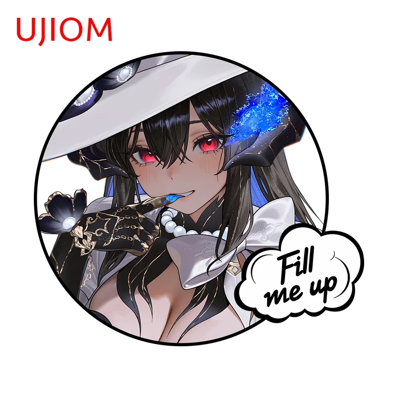 UJIOM The Dahlia Honkai Star Rail Round Pattern Wall Sticker HD High Quality Waterproof Vinly Decal Computer Host Wallpaper