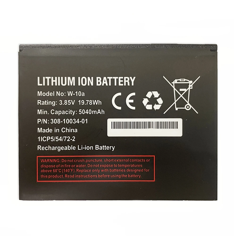 W-10A 3.85V 19.78Wh 5040mAh Battery For Netgear MR1100 Battery AT&T Nighthawk M1 LTE Mobile Hotspot