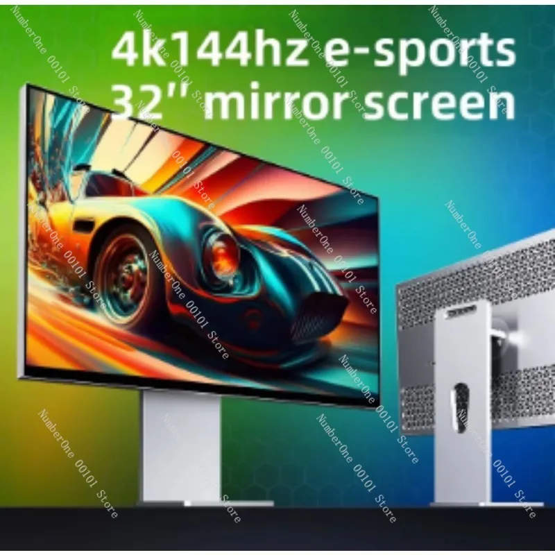 32 Inch 4K Gaming Monitor, 144Hz HDR HDMI 2.1 for PS5 Mac Computer, Ultra HD External Display for PC