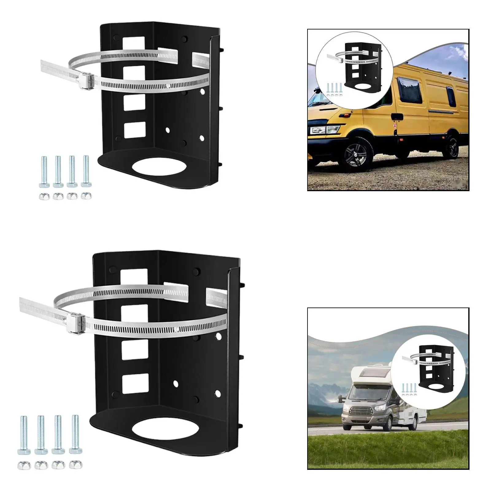 

Держатель для пропанового баллона, высокопроизводительные прочные запасные части, крепление для газового баллона, сверхпрочный для автодомов, лодок, автомобилей