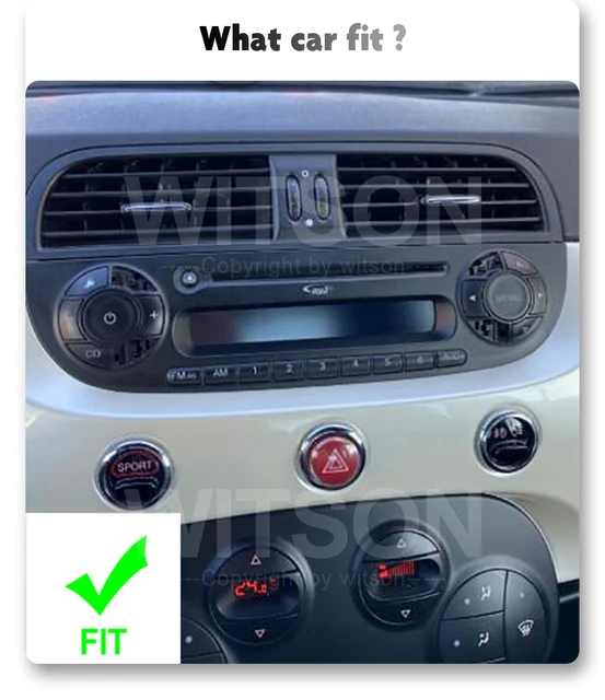 Witson Touch Screen Android 11 Ai Voice For Fiat 500 6gb Ram 128gb Rom Auto  Stereo Navigation In Dash Car Radio Headunit Gps - Car Multimedia Player -  AliExpress