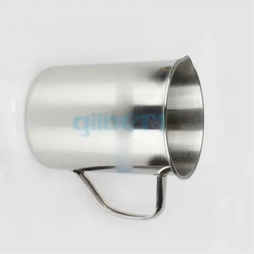 500/1000 Ml Rvs Metalen Lab Beker Maatbeker Met Innerlijke Schaal