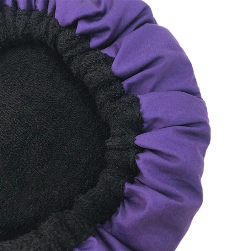 A67P-Cuffia per la cura dei semi di lino Riscaldamento a microonde Tappo per la cottura a vapore Cura dei capelli Riscaldamento del tappo dell'olio al forno