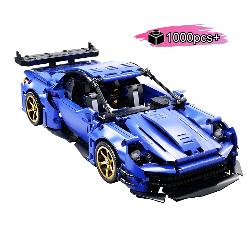 

1000pcs Technical Super Speed Sport Car Building Blocks Assembled Bricks Racing Vehicle Toys Birthday Halloween Christmas Gifts