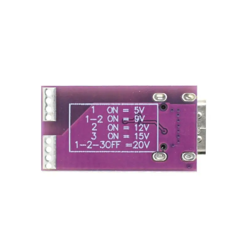 B76B 100W USB Type-C PD Fast Decoy Board Power Supply Charging Module 5V 9V 12V 15V 20V 5A Trigger