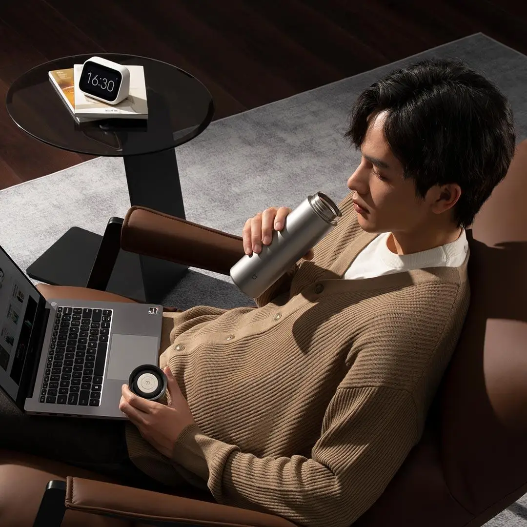 Xiaomi Mijia Thermosbeker Ti2 Puur titanium Materiaal 6-uur warm houden Medisch materiaal Reisdrank Thermosbeker 480 ml / 350 ml
