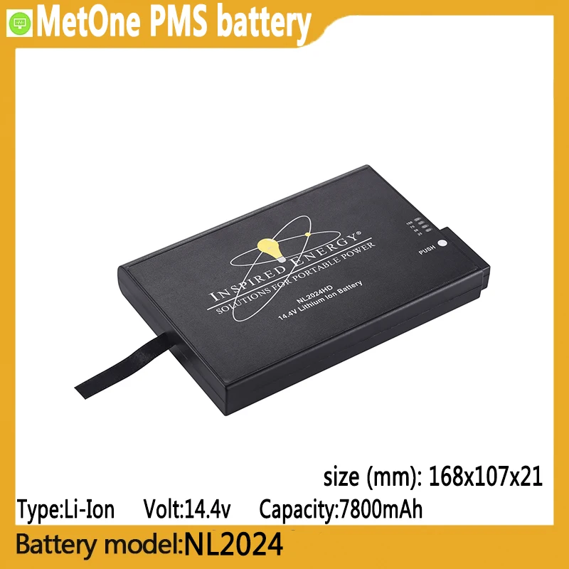 

NL2024 capacity 7800mAh 14.4V li-ion battery suitable for, Devetron DEWE-571F，MET ONE 3400, MiniCapt 100M, counter