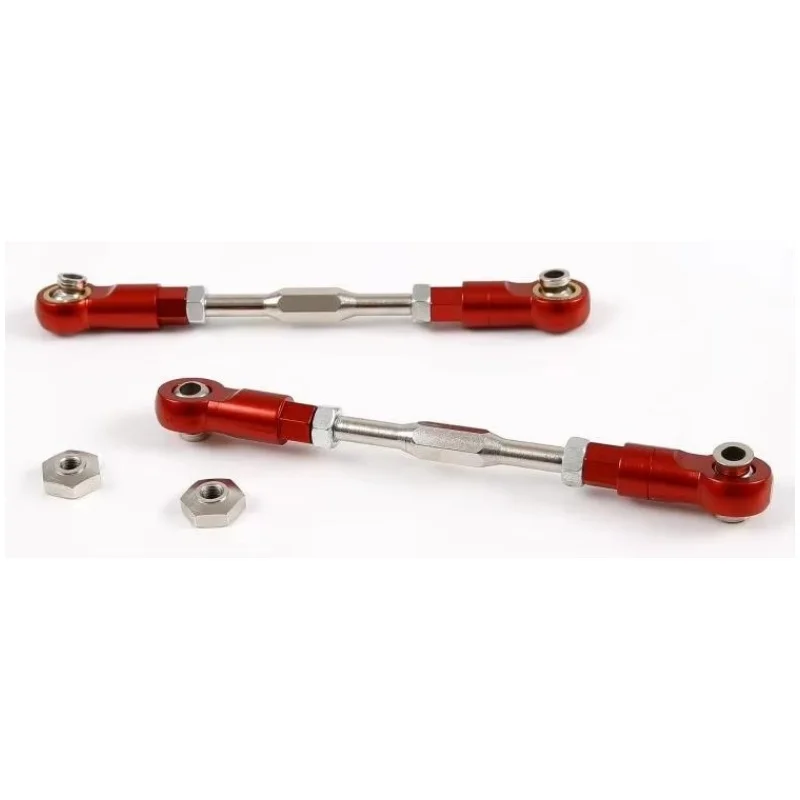 CNC Steel LT-SLT Front Upper Turnbuckle Links for Rovan LT SLT LOSI 5IVE T and King Motor X2